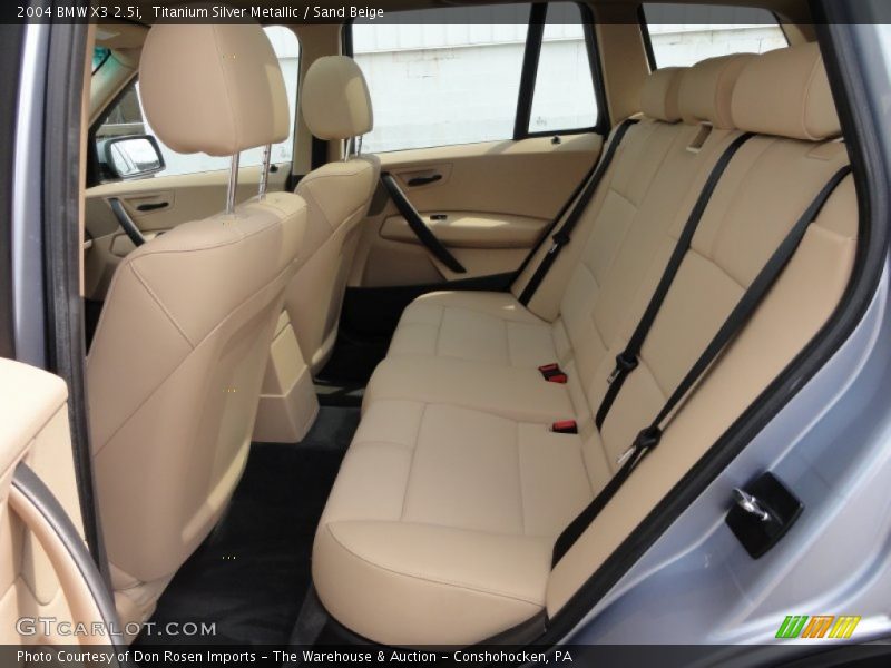 Titanium Silver Metallic / Sand Beige 2004 BMW X3 2.5i