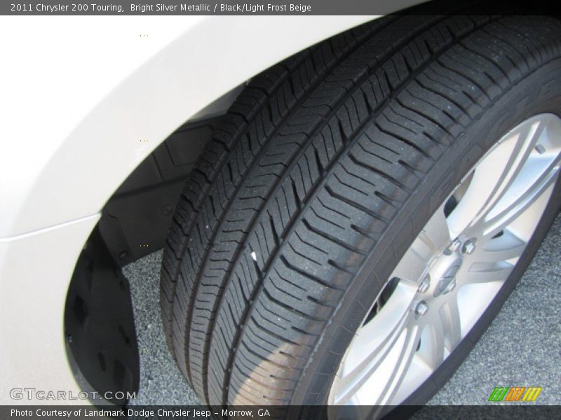 Bright Silver Metallic / Black/Light Frost Beige 2011 Chrysler 200 Touring