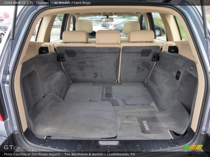 Titanium Silver Metallic / Sand Beige 2004 BMW X3 2.5i