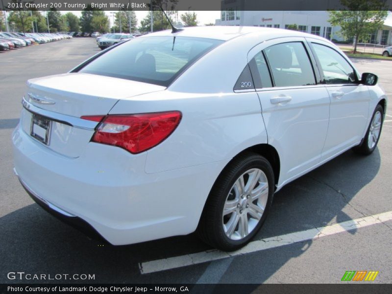 Bright White / Black 2011 Chrysler 200 Touring