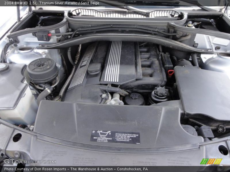 Titanium Silver Metallic / Sand Beige 2004 BMW X3 2.5i