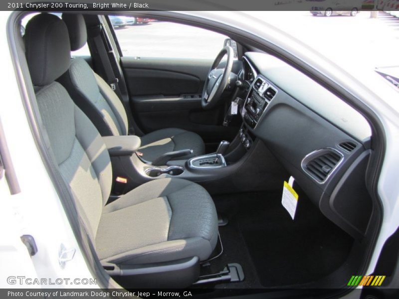 Bright White / Black 2011 Chrysler 200 Touring