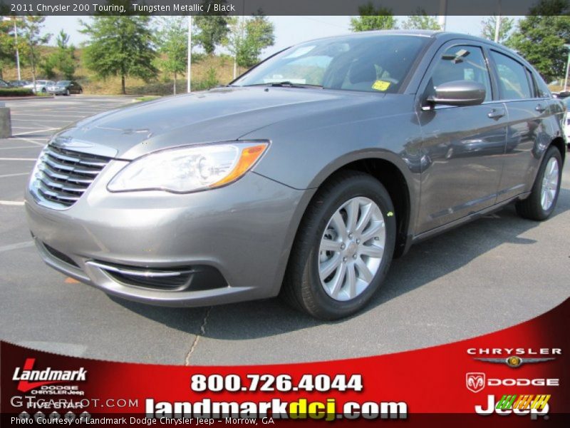 Tungsten Metallic / Black 2011 Chrysler 200 Touring