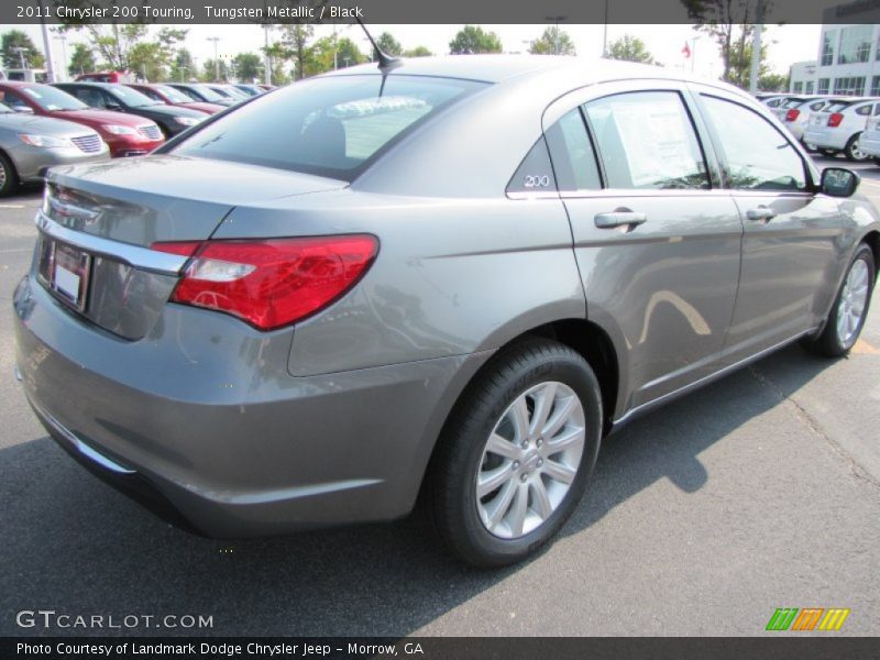Tungsten Metallic / Black 2011 Chrysler 200 Touring