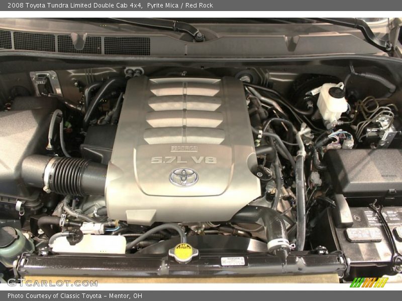 Pyrite Mica / Red Rock 2008 Toyota Tundra Limited Double Cab 4x4