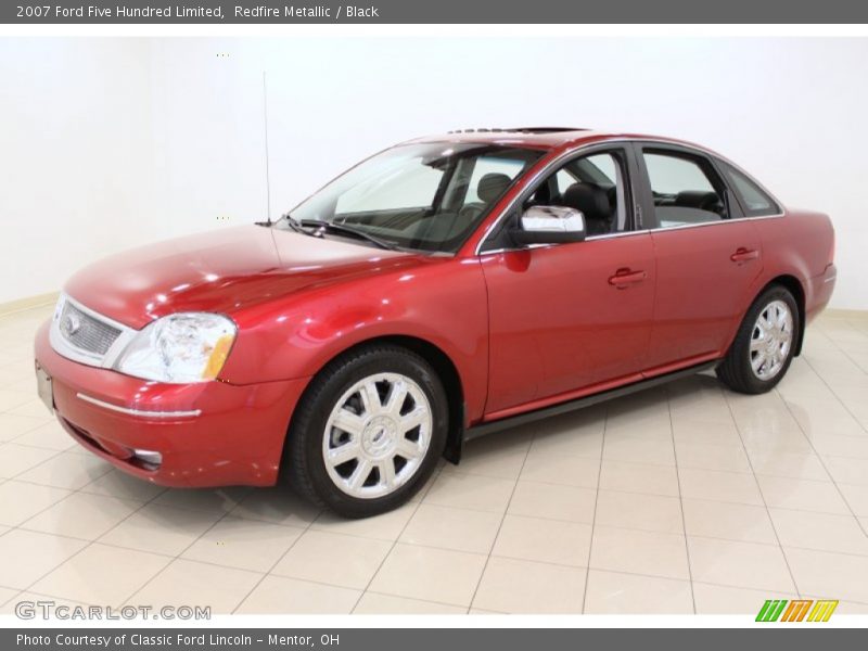 Redfire Metallic / Black 2007 Ford Five Hundred Limited