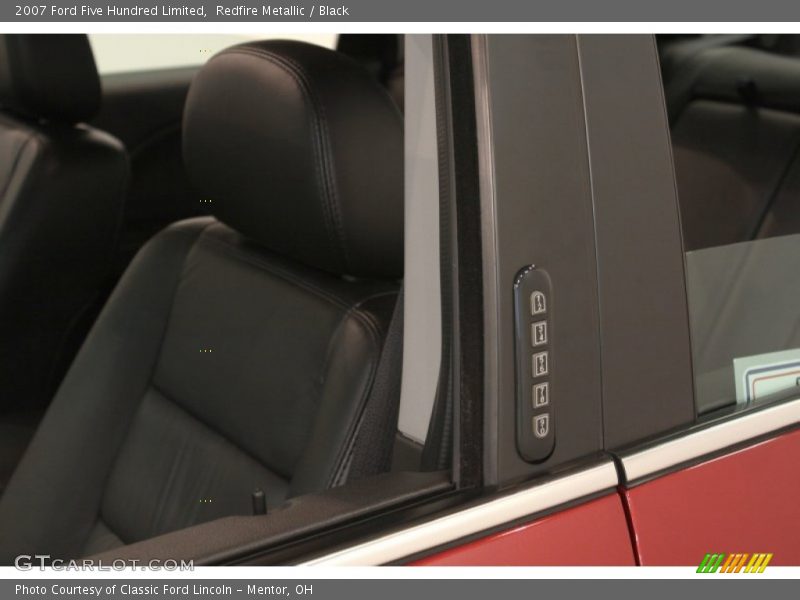 Redfire Metallic / Black 2007 Ford Five Hundred Limited