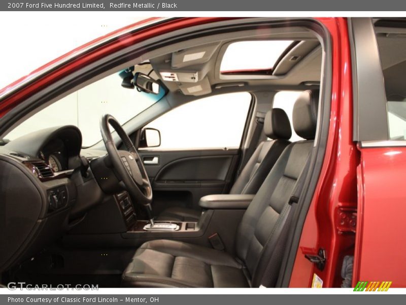 Redfire Metallic / Black 2007 Ford Five Hundred Limited