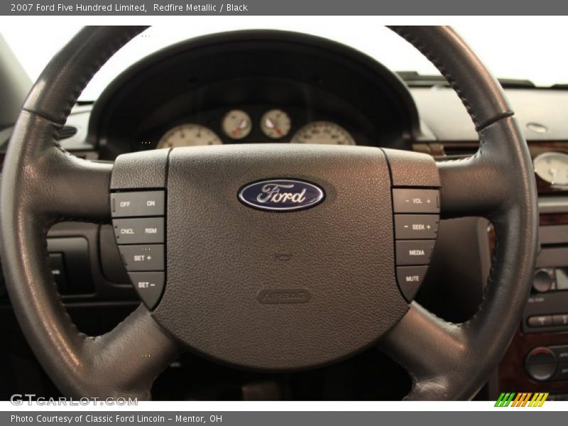 Redfire Metallic / Black 2007 Ford Five Hundred Limited