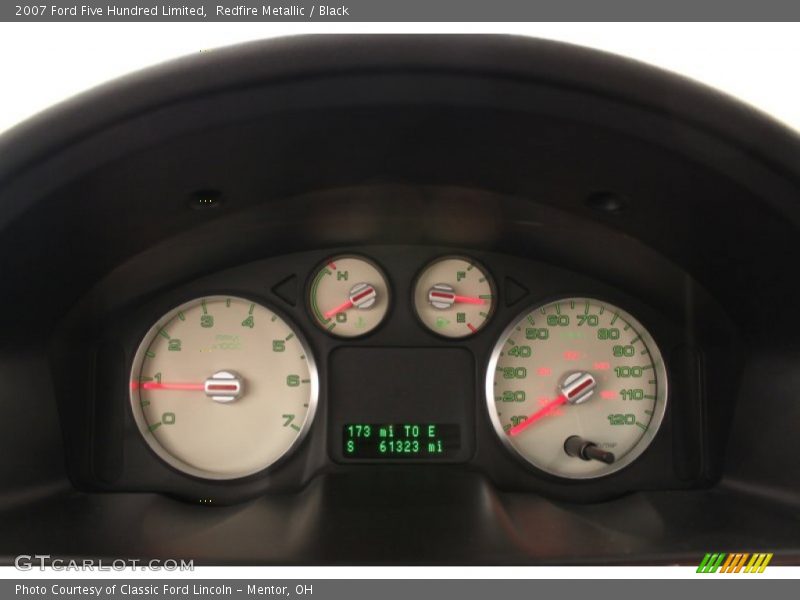  2007 Five Hundred Limited Limited Gauges