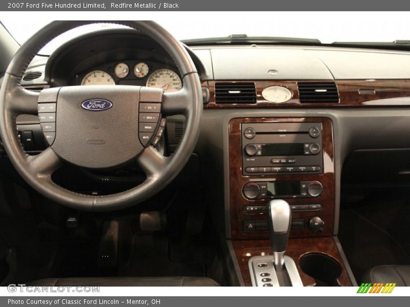 Redfire Metallic / Black 2007 Ford Five Hundred Limited