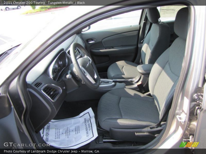 Tungsten Metallic / Black 2011 Chrysler 200 Touring