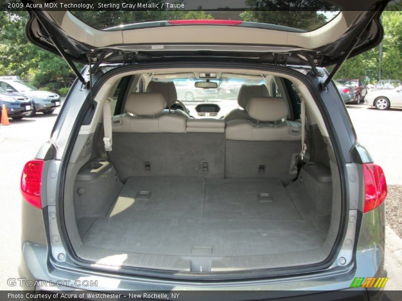Sterling Gray Metallic / Taupe 2009 Acura MDX Technology
