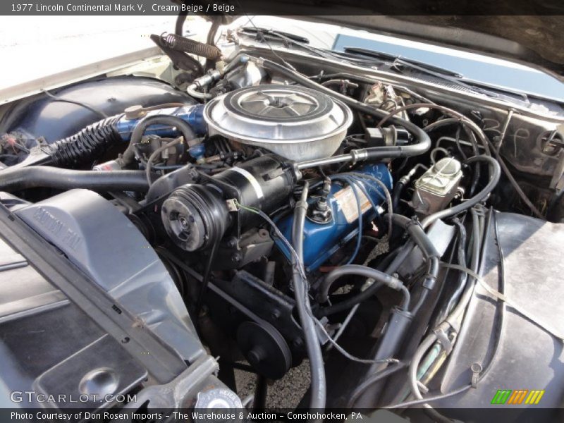  1977 Continental Mark V Engine - 7.5L 460 V8