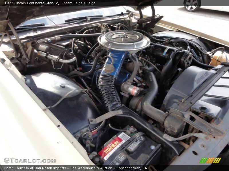  1977 Continental Mark V Engine - 7.5L 460 V8