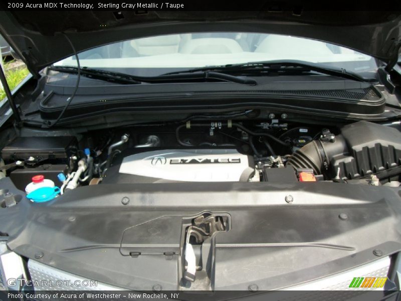 Sterling Gray Metallic / Taupe 2009 Acura MDX Technology