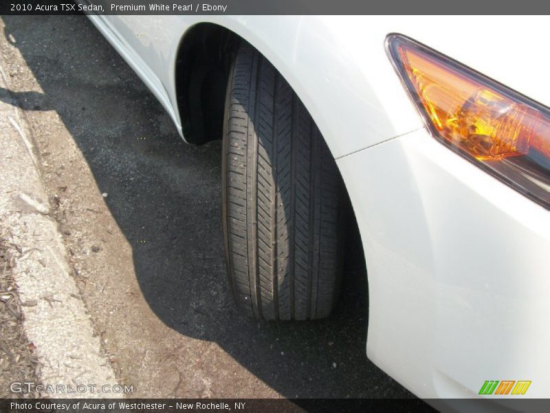 Premium White Pearl / Ebony 2010 Acura TSX Sedan