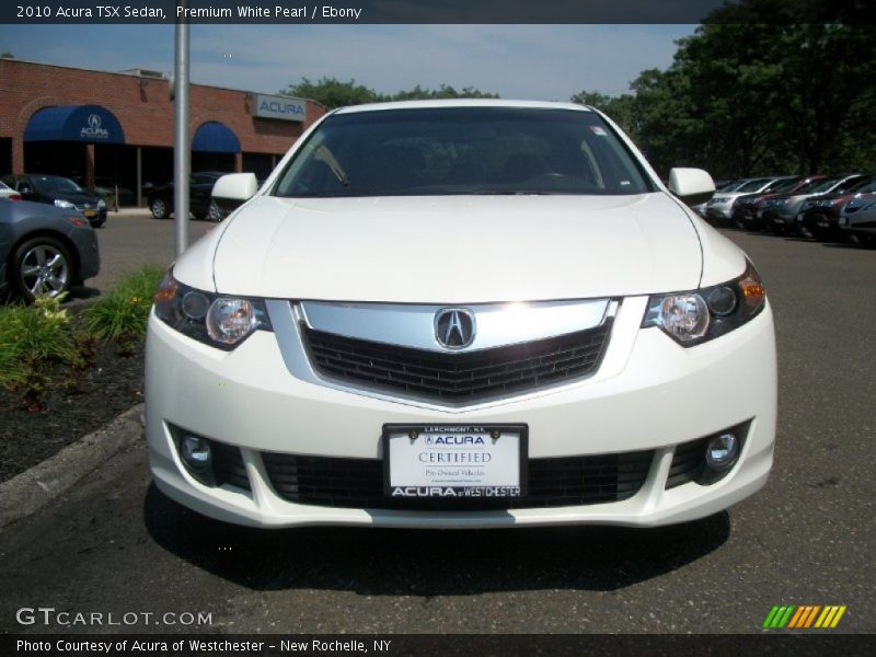 Premium White Pearl / Ebony 2010 Acura TSX Sedan