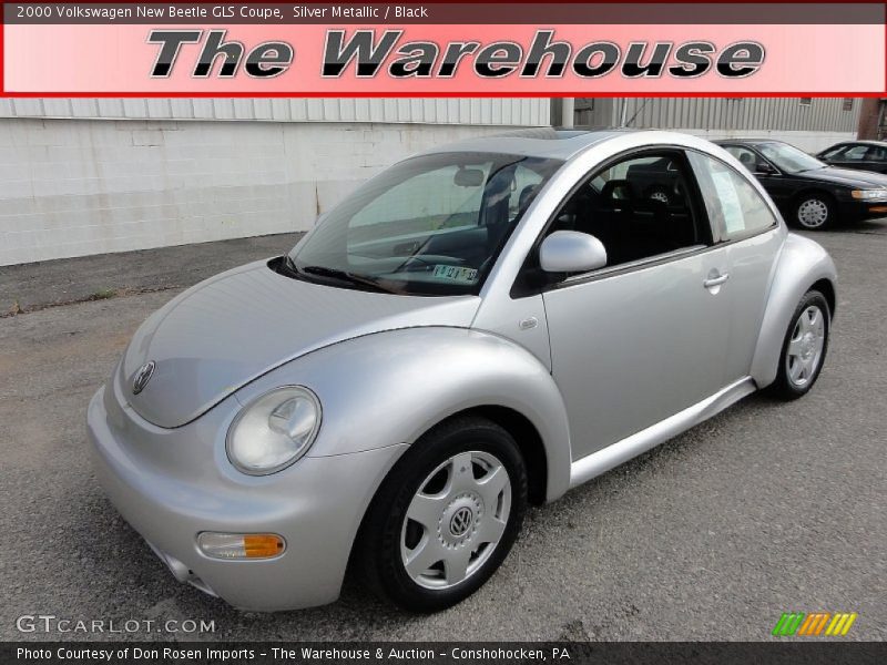 Silver Metallic / Black 2000 Volkswagen New Beetle GLS Coupe
