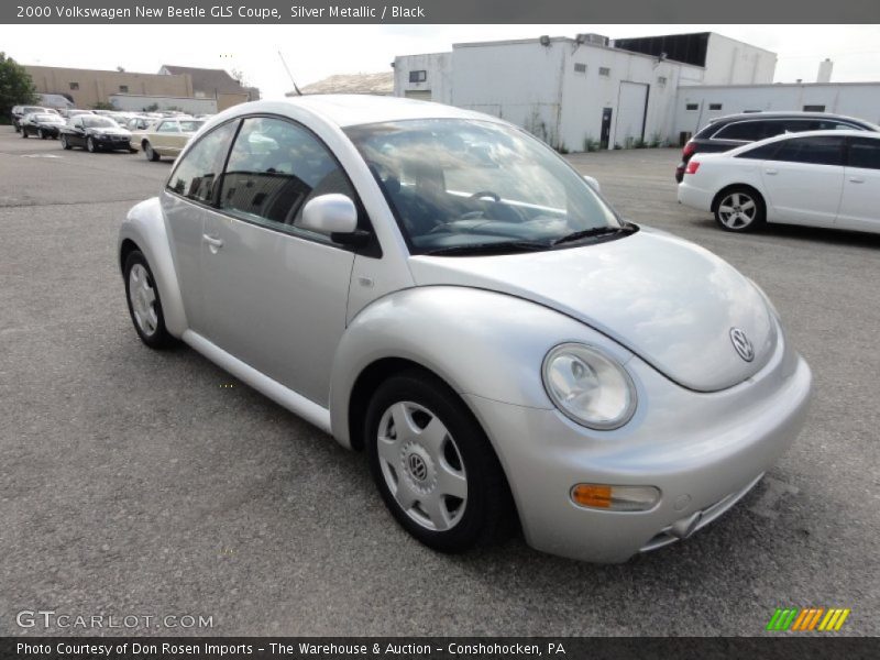 Silver Metallic / Black 2000 Volkswagen New Beetle GLS Coupe