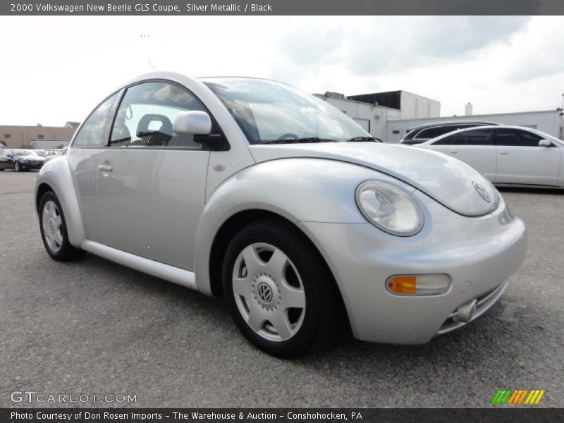 Silver Metallic / Black 2000 Volkswagen New Beetle GLS Coupe