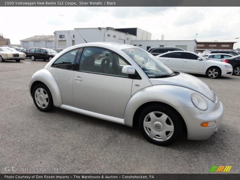 Silver Metallic / Black 2000 Volkswagen New Beetle GLS Coupe