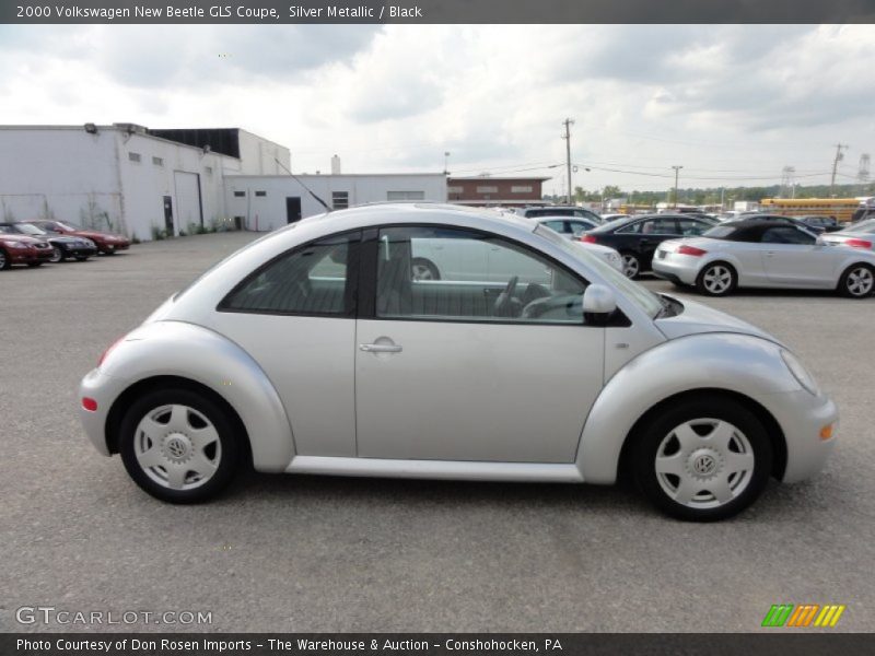 Silver Metallic / Black 2000 Volkswagen New Beetle GLS Coupe