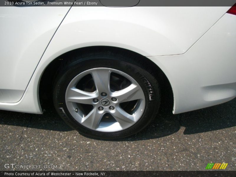 Premium White Pearl / Ebony 2010 Acura TSX Sedan
