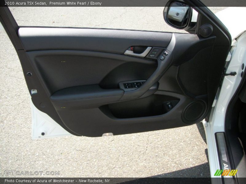 Premium White Pearl / Ebony 2010 Acura TSX Sedan