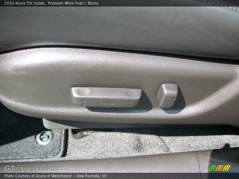 Premium White Pearl / Ebony 2010 Acura TSX Sedan