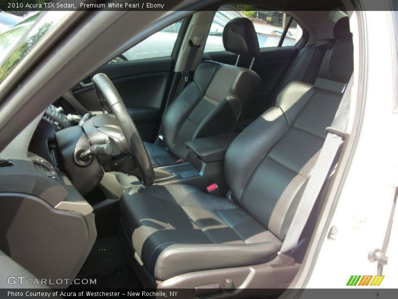 Premium White Pearl / Ebony 2010 Acura TSX Sedan