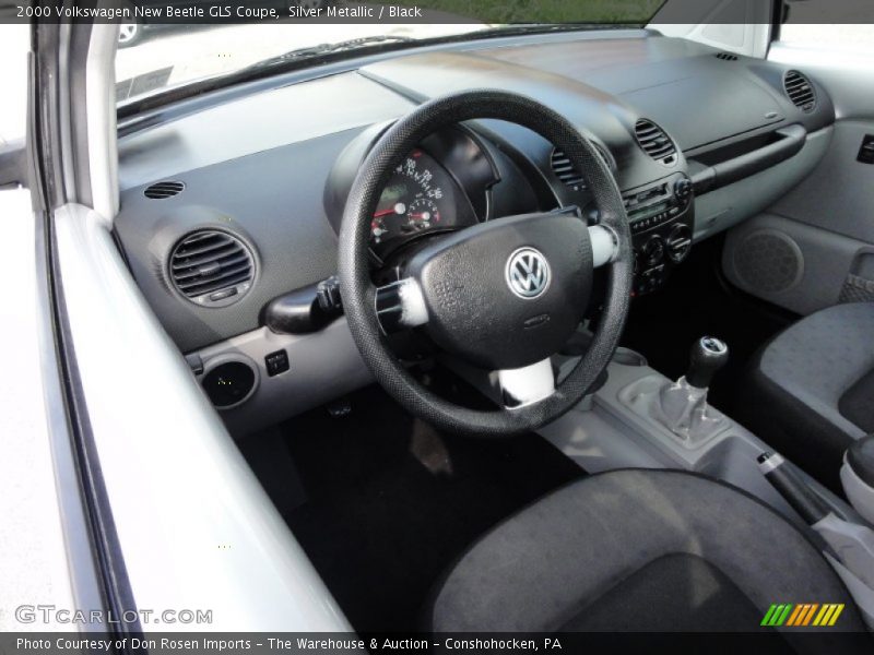 Silver Metallic / Black 2000 Volkswagen New Beetle GLS Coupe