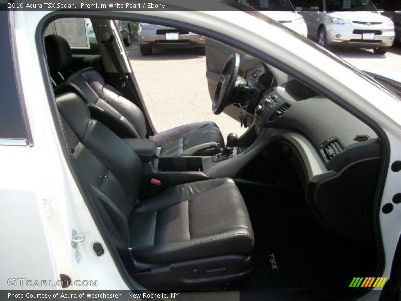 Premium White Pearl / Ebony 2010 Acura TSX Sedan