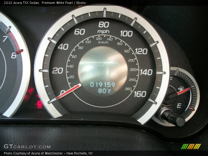 Premium White Pearl / Ebony 2010 Acura TSX Sedan