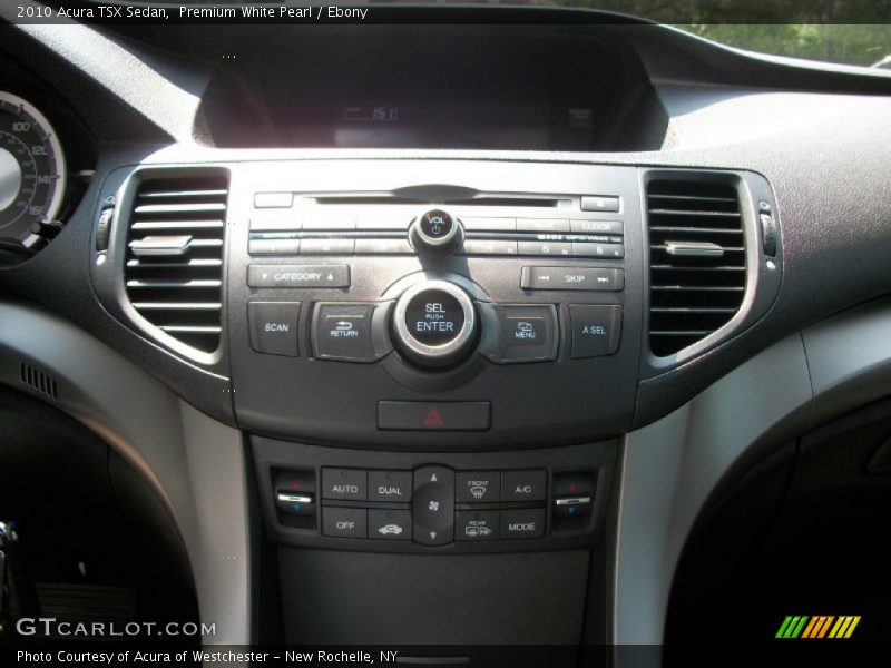 Premium White Pearl / Ebony 2010 Acura TSX Sedan