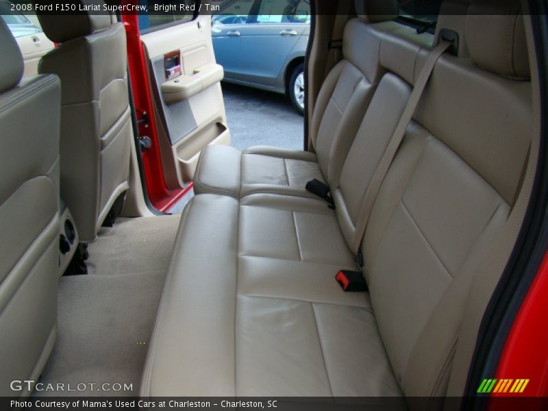 Bright Red / Tan 2008 Ford F150 Lariat SuperCrew