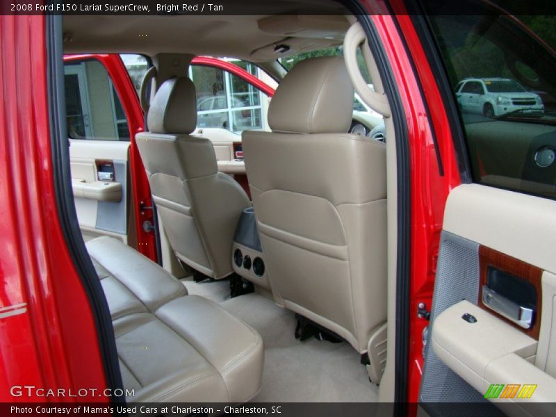 Bright Red / Tan 2008 Ford F150 Lariat SuperCrew