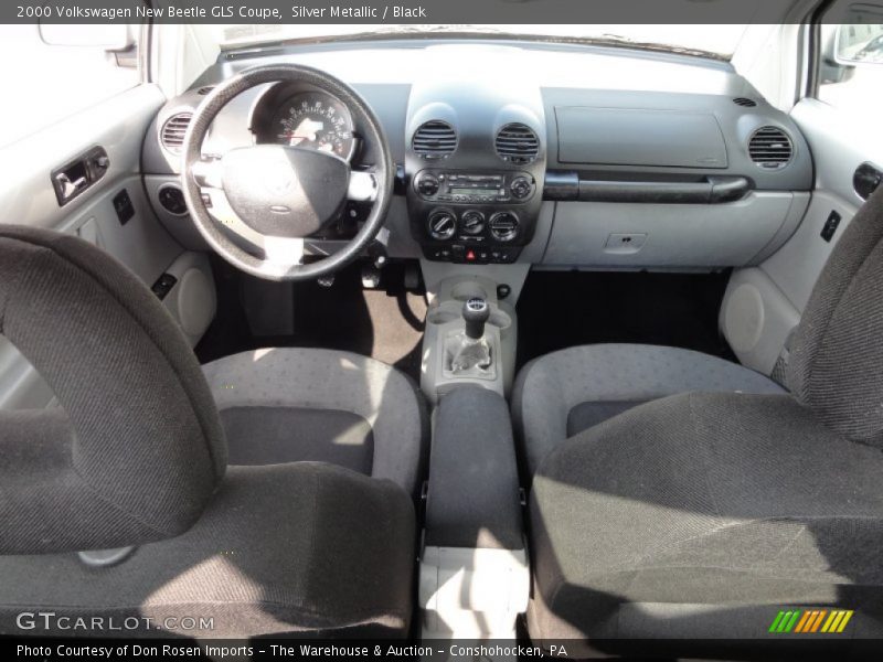Silver Metallic / Black 2000 Volkswagen New Beetle GLS Coupe