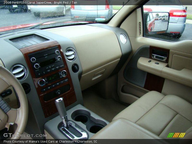 Bright Red / Tan 2008 Ford F150 Lariat SuperCrew