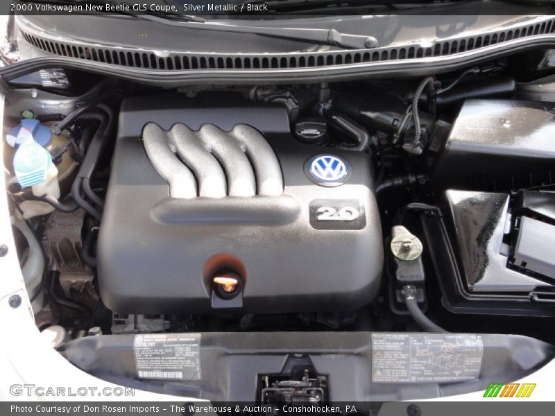 Silver Metallic / Black 2000 Volkswagen New Beetle GLS Coupe