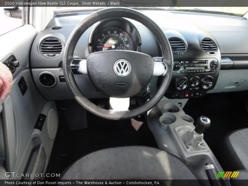 Silver Metallic / Black 2000 Volkswagen New Beetle GLS Coupe