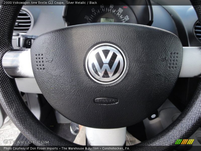 Silver Metallic / Black 2000 Volkswagen New Beetle GLS Coupe