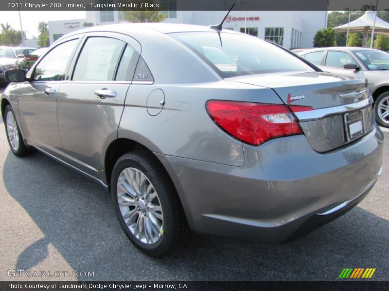 Tungsten Metallic / Black 2011 Chrysler 200 Limited