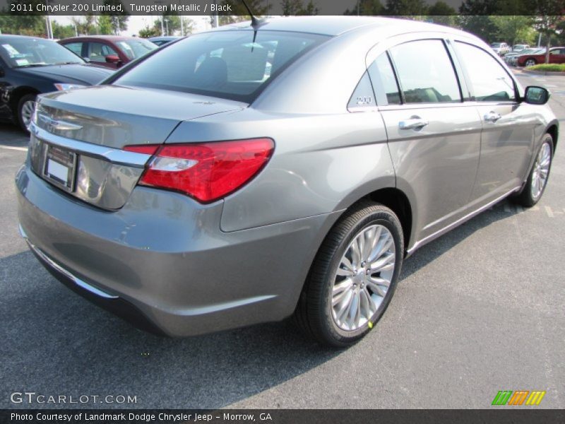 Tungsten Metallic / Black 2011 Chrysler 200 Limited
