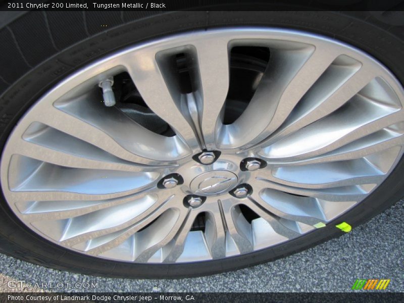 Tungsten Metallic / Black 2011 Chrysler 200 Limited