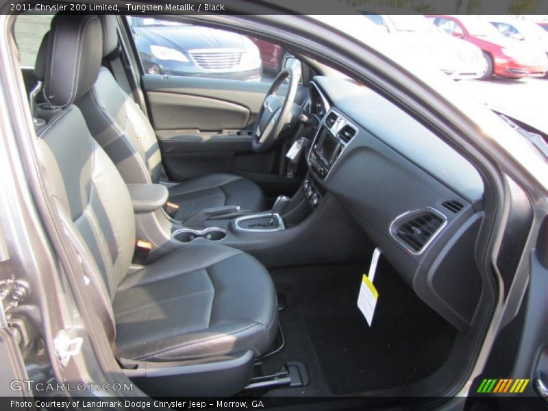 Tungsten Metallic / Black 2011 Chrysler 200 Limited