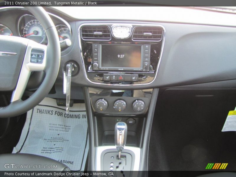 Tungsten Metallic / Black 2011 Chrysler 200 Limited