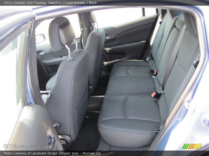 Sapphire Crystal Metallic / Black 2011 Chrysler 200 Touring