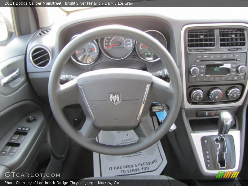 Bright Silver Metallic / Dark Slate Gray 2011 Dodge Caliber Mainstreet