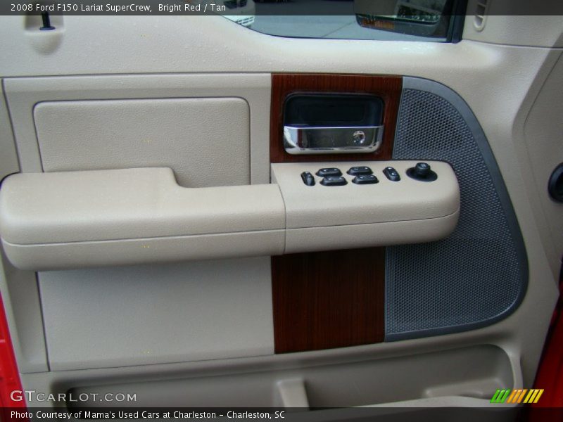 Bright Red / Tan 2008 Ford F150 Lariat SuperCrew